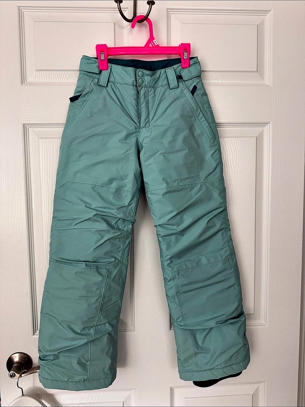 Kids Patagonia Powder Town Pants Ski Snow Pants Green Medium NWT